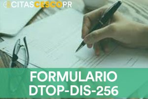 Formulario DTOP-DIS-256 [PDF]