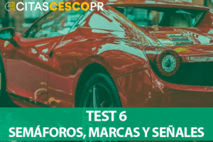 TEST 6: Semáforos y marcas en el pavimento y señales manuales